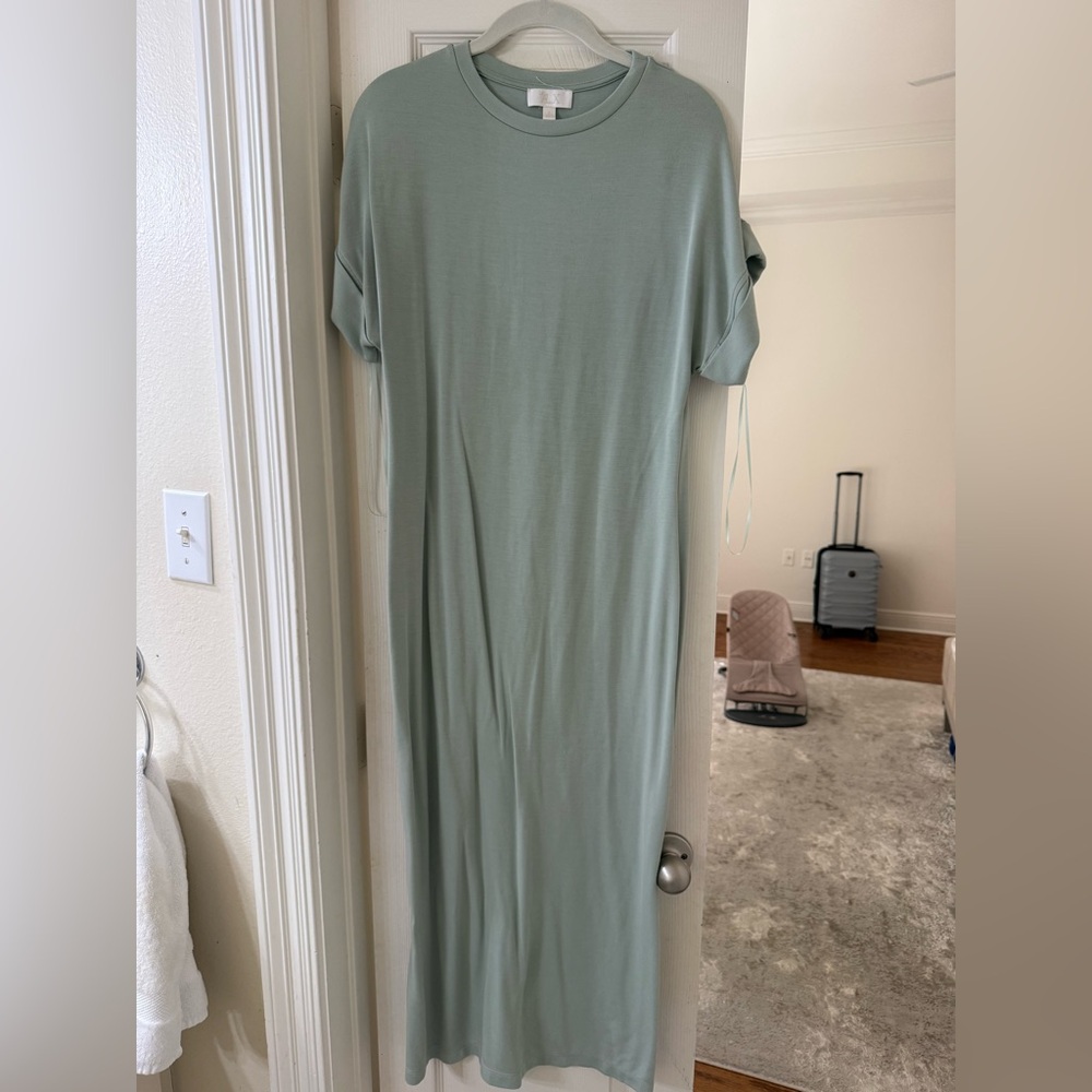Chic Light Green Maxi Dress